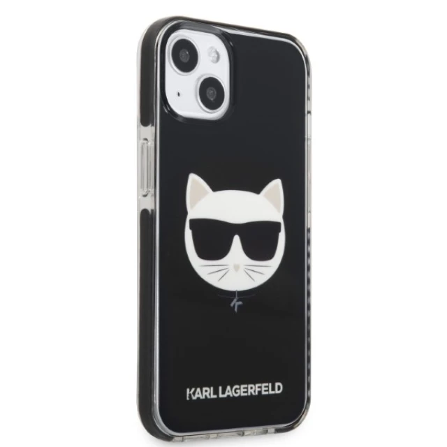 Чохол Karl Lagerfeld Choupette Head для iPhone 13 mini Black (KLHCP13STPECK)
