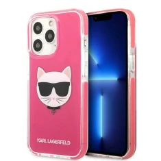 Чехол Karl Lagerfeld Choupette Head для iPhone 13 Pro Max Fuschia (KLHCP13XTPECPI)