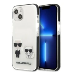 Чохол Karl Lagerfeld Karl & Choupette для iPhone 13 mini White (KLHCP13STPEKCW)