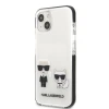 Чохол Karl Lagerfeld Karl & Choupette для iPhone 13 mini White (KLHCP13STPEKCW)