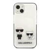 Чохол Karl Lagerfeld Karl & Choupette для iPhone 13 mini White (KLHCP13STPEKCW)