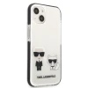 Чохол Karl Lagerfeld Karl & Choupette для iPhone 13 mini White (KLHCP13STPEKCW)