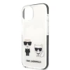 Чохол Karl Lagerfeld Karl & Choupette для iPhone 13 mini White (KLHCP13STPEKCW)
