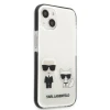 Чохол Karl Lagerfeld Karl & Choupette для iPhone 13 White (KLHCP13MTPEKCW)