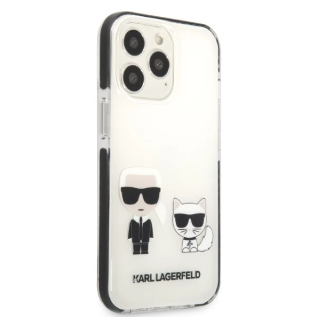 Чохол Karl Lagerfeld Karl & Choupette для iPhone 13 | 13 Pro White (KLHCP13LTPEKCW)