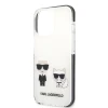Чехол Karl Lagerfeld Karl & Choupette для iPhone 13 Pro Max White (KLHCP13XTPEKCW)