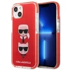 Чохол Karl Lagerfeld Karl & Choupette для iPhone 13 mini Red (KLHCP13STPE2TR)