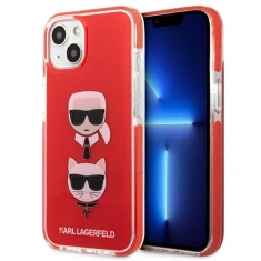 Чехол Karl Lagerfeld Karl & Choupette для iPhone 13 mini Red (KLHCP13STPE2TR)