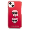 Чохол Karl Lagerfeld Karl & Choupette для iPhone 13 mini Red (KLHCP13STPE2TR)
