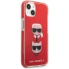 Чохол Karl Lagerfeld Karl & Choupette для iPhone 13 mini Red (KLHCP13STPE2TR)