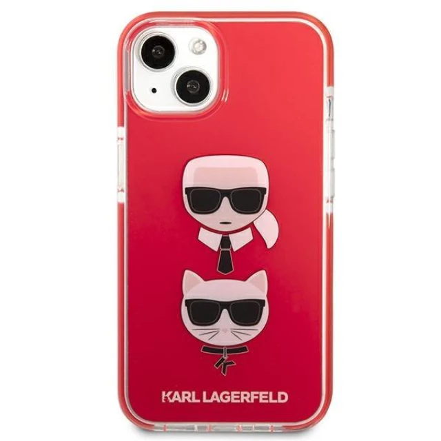 Чехол Karl Lagerfeld Karl & Choupette для iPhone 13 Red (KLHCP13MTPE2TR)
