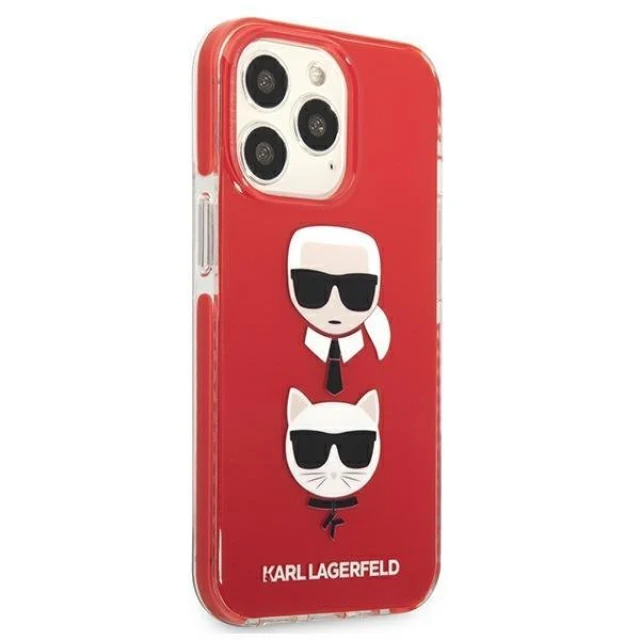 Чохол Karl Lagerfeld Karl & Choupette для iPhone 13 | 13 Pro Red (KLHCP13LTPE2TR)