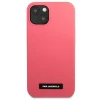 Чохол Karl Lagerfeld Silicone Plaque для iPhone 13 Fuchsia (KLHCP13MSLMP1PI)