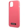 Чохол Karl Lagerfeld Silicone Plaque для iPhone 13 Fuchsia (KLHCP13MSLMP1PI)
