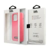 Чохол Karl Lagerfeld Silicone Plaque для iPhone 13 | 13 Pro Fuchsia (KLHCP13LSLMP1PI)