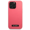 Чохол Karl Lagerfeld Silicone Plaque для iPhone 13 Pro Max Fuchsia (KLHCP13XSLMP1PI)