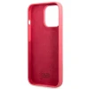 Чохол Karl Lagerfeld Silicone Plaque для iPhone 13 Pro Max Fuchsia (KLHCP13XSLMP1PI)