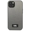 Чехол Karl Lagerfeld Saffiano Plaque для iPhone 13 Silver (KLHCP13MSFMP2DG)
