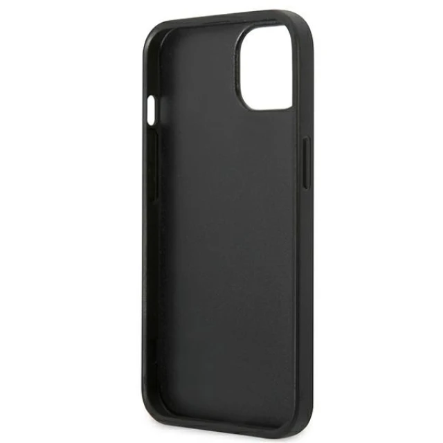 Чехол Karl Lagerfeld Saffiano Plaque для iPhone 13 Silver (KLHCP13MSFMP2DG)