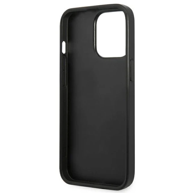 Чохол Karl Lagerfeld Saffiano Plaque для iPhone 13 | 13 Pro Silver (KLHCP13LSFMP2DG)