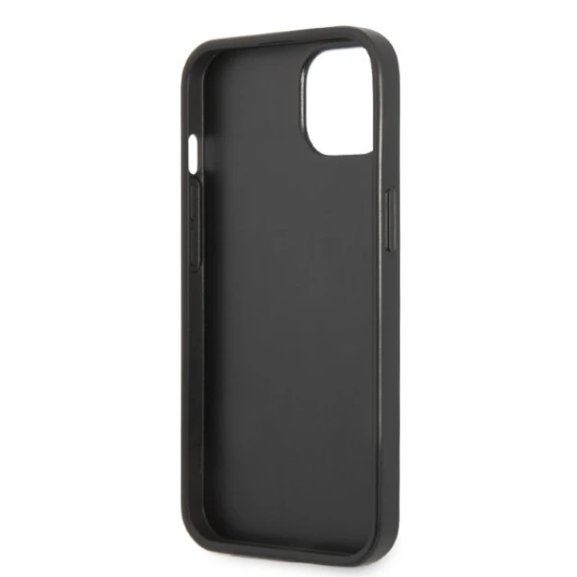 Чохол Karl Lagerfeld Saffiano Plaque для iPhone 13 Black (KLHCP13MSFMP2K)