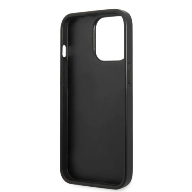 Чохол Karl Lagerfeld Saffiano Plaque для iPhone 13 | 13 Pro Black (KLHCP13LSFMP2K)