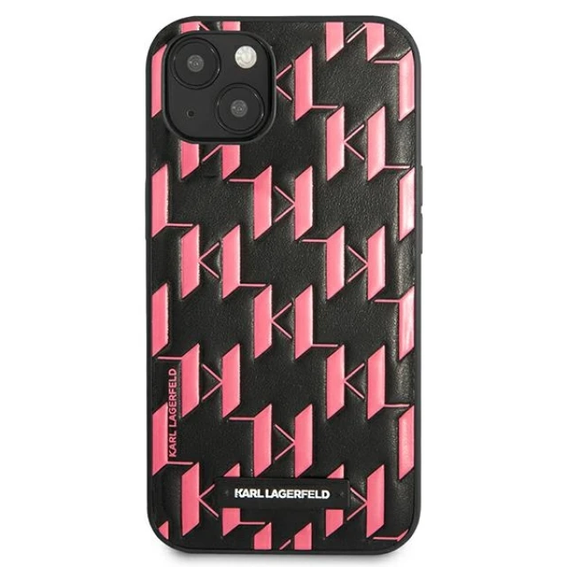 Чохол Karl Lagerfeld Monogram Plaque для iPhone 13 Pink (KLHCP13MMNMP1P)
