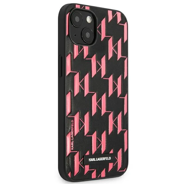 Чохол Karl Lagerfeld Monogram Plaque для iPhone 13 Pink (KLHCP13MMNMP1P)