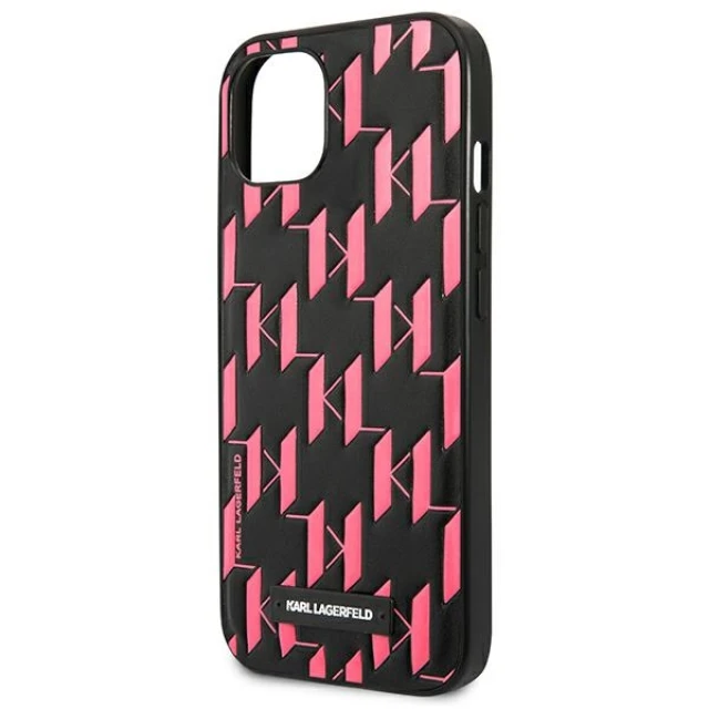 Чохол Karl Lagerfeld Monogram Plaque для iPhone 13 Pink (KLHCP13MMNMP1P)