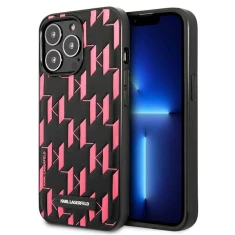 Чохол Karl Lagerfeld Monogram Plaque для iPhone 13 | 13 Pro Pink (KLHCP13LMNMP1P)