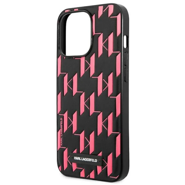 Чохол Karl Lagerfeld Monogram Plaque для iPhone 13 Pro Max Pink (KLHCP13XMNMP1P)
