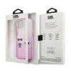 Чохол Karl Lagerfeld Gradient Iconic Karl and Choupette для iPhone 13 mini Pink (KLHCP13STGKCP)