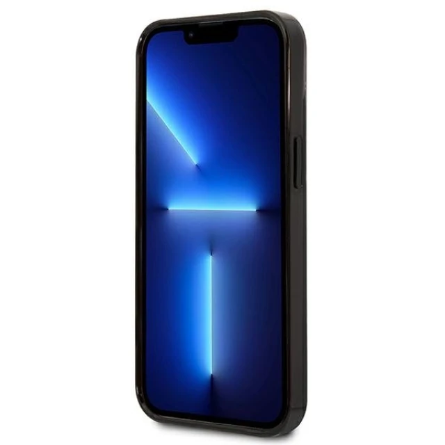 Чохол Karl Lagerfeld Gradient Iconic Karl and Choupette для iPhone 13 mini Black (KLHCP13STGKCK)