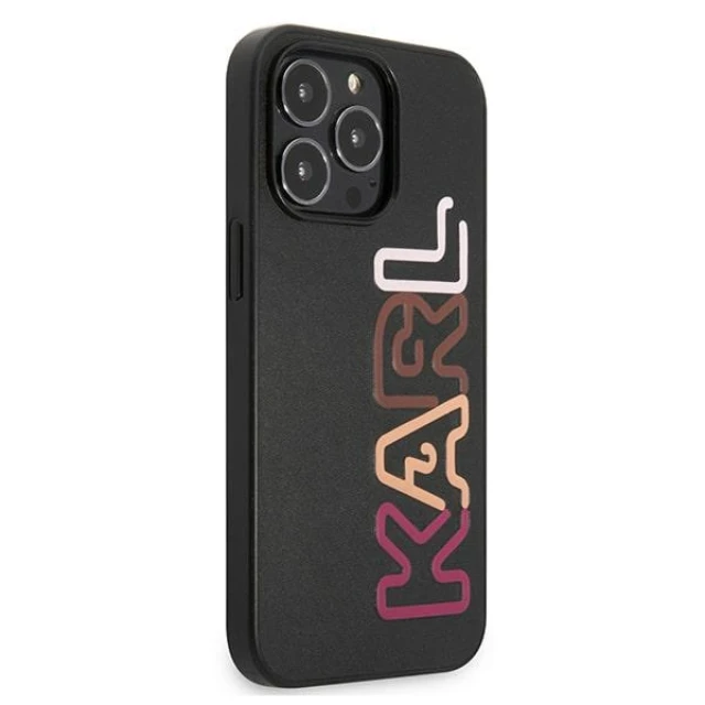Чохол Karl Lagerfeld Multipink Brand для iPhone 13 | 13 Pro Black (KLHCP13LPCOBK)