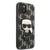 Чехол Karl Lagerfeld Monogram Ikonik Patch для iPhone 13 mini Black (KLHCP13SPMNIKBK)