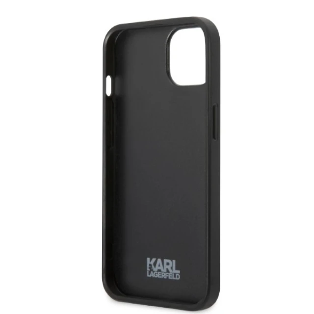 Чехол Karl Lagerfeld Monogram Ikonik Patch для iPhone 13 | 13 Pro Black (KLHCP13LPMNIKBK)