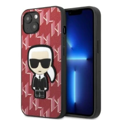 Чохол Karl Lagerfeld Monogram Ikonik Patch для iPhone 13 mini Red (KLHCP13SPMNIKPI)