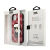 Чохол Karl Lagerfeld Monogram Ikonik Patch для iPhone 13 mini Red (KLHCP13SPMNIKPI)