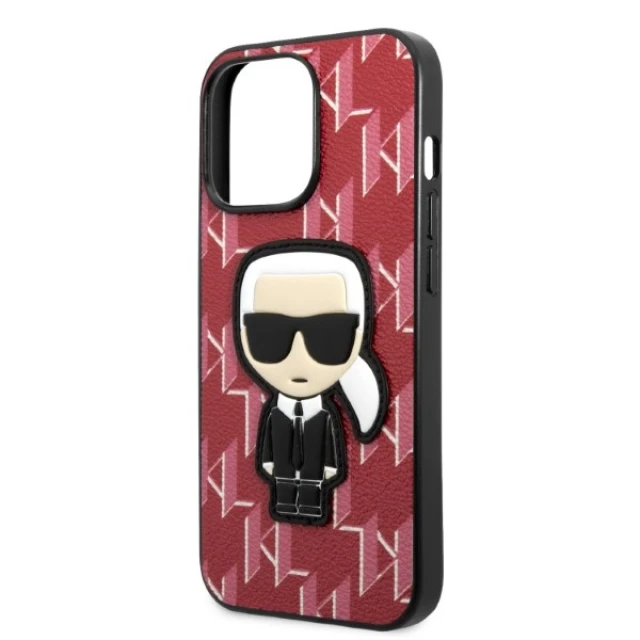 Чехол Karl Lagerfeld Monogram Ikonik Patch для iPhone 13 | 13 Pro Red (KLHCP13LPMNIKPI)