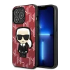 Чехол Karl Lagerfeld Monogram Ikonik Patch для iPhone 13 Pro Max Red (KLHCP13XPMNIKPI)