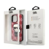 Чехол Karl Lagerfeld Monogram Ikonik Patch для iPhone 13 Pro Max Red (KLHCP13XPMNIKPI)
