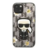 Чохол Karl Lagerfeld Flower Ikonik Karl для iPhone 13 mini Grey (KLHCP13SPMNFIK1)