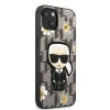 Чохол Karl Lagerfeld Flower Ikonik Karl для iPhone 13 mini Grey (KLHCP13SPMNFIK1)