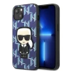 Чохол Karl Lagerfeld Monogram Ikonik Patch для iPhone 13 mini Blue (KLHCP13SPMNIKBL)