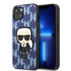 Чохол Karl Lagerfeld Monogram Ikonik Patch для iPhone 13 Blue (KLHCP13MPMNIKBL)