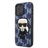 Чохол Karl Lagerfeld Monogram Ikonik Patch для iPhone 13 Pro Max Blue (KLHCP13XPMNIKBL)