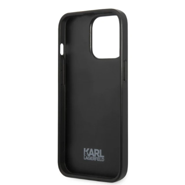 Чохол Karl Lagerfeld Monogram Ikonik Patch для iPhone 13 Pro Max Blue (KLHCP13XPMNIKBL)