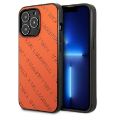 Чохол Karl Lagerfeld Perforated Allover для iPhone 13 Pro Max Orange (KLHCP13XPTLO)