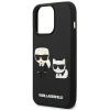 Чохол Karl Lagerfeld Karl & Choupette Iconik 3D для iPhone 13 | 13 Pro Black (KLHCP13L3DRKCK)