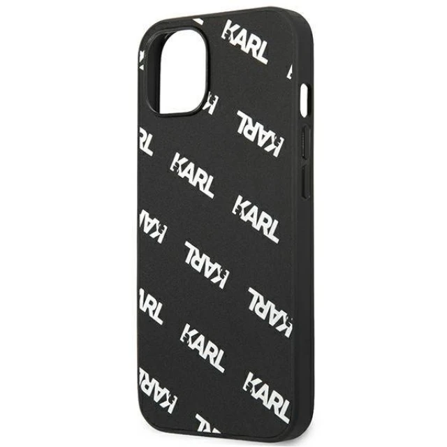 Чохол Karl Lagerfeld Allover для iPhone 13 mini Black (KLHCP13SPULMBK3)